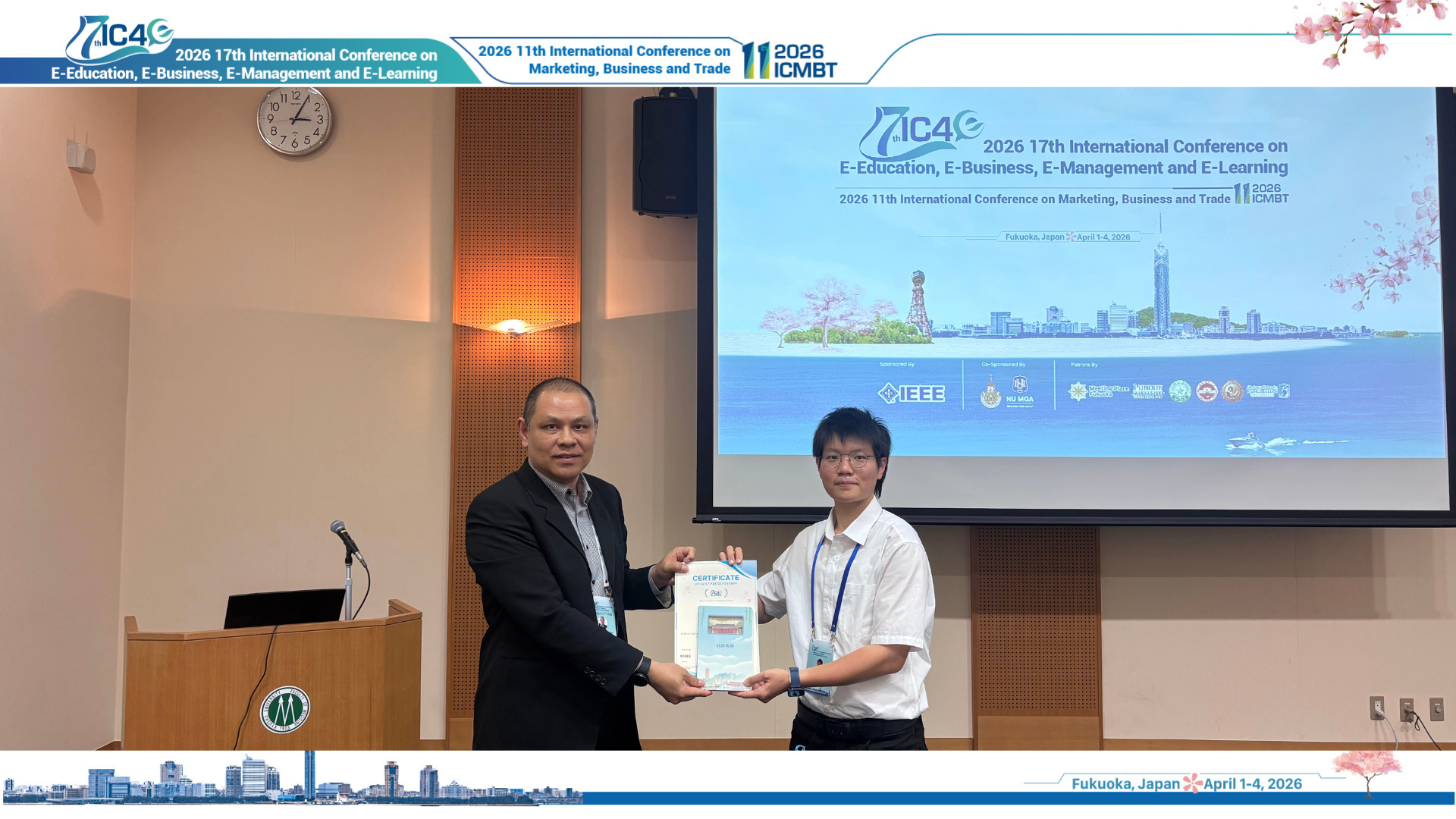 Best Presentation Award Winner - Onsite Session 2